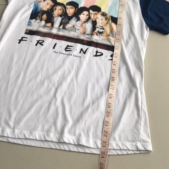 FRIENDS tv series Womens Short Sleeve graphic Tee White XS - Picture 8 of 8